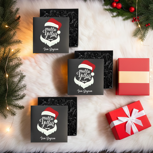Personalized Christmas Designed <b>Empty</b> <b>Gift</b> <b>Boxes</b> 3-Piece Set with Custom Name <b>for</b> Holiday Celebrations - Product Image 3