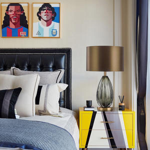 Lampes classiques de Protection des yeux de chevet rechargeables, lumière douce, Clip de bureau, lampe de Table en verre <span class=keywords><strong>Tiffany</strong></span> - Product Image 4