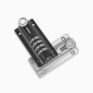 Serrure à combinaison Zhan Hanlai Weishi en alliage de zinc noir mat pour porte extérieure, sécurité antivol, loquet pour portes en bois - Product Image 1