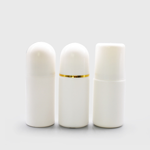 Personal Care empty white deodorant roll on bottle 30ml plastic roll on bottle