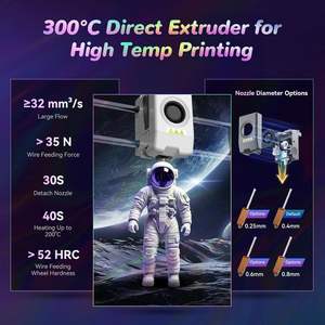 Imprimante <span class=keywords><strong>3D</strong></span> <span class=keywords><strong>FLASHFORGE</strong></span> AD5X multicolore 4 couleurs, IFS 600 mm/s, haute vitesse, extrudeuse directe 300C, nivellement automatique, entièrement métallique - Product Image 3