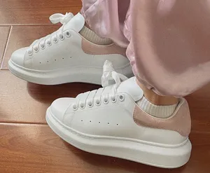 Designer shoes Fashion Couture Logo Casual <b>Sneakers</b> Genuine <b>Leather</b> Trend Walking Shoes Top Quality Height-increasing Shoes - Product Image 4