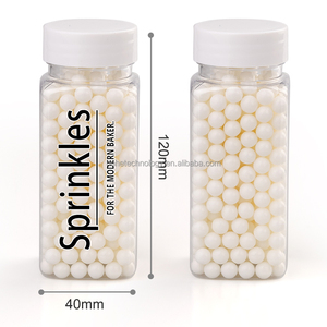 100% натуральный цвет, белый 7 мм, съедобный жемчуг, матовый сахар, бусины для украшения торта, вес кг, без искусственных красителей для украшения тортов - Product Image 2