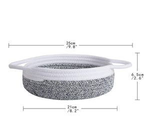 Cesta de almacenamiento tejida hecha a mano - Product Image 2