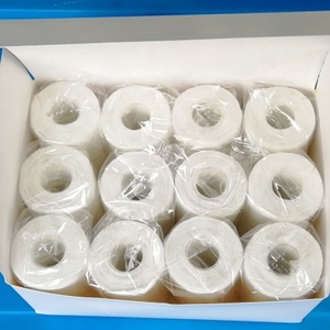 Elastoplaste <span class=keywords><strong>Elastoplast</strong></span> Tensoplast Bande adhésive élastique physique en coton poids lourd ligne jaune blanche pour le sport - Product Image 6