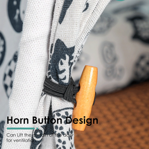 <span class=keywords><strong>Tipi</strong></span> para Mascotas Tienda para Perros y Gatos <span class=keywords><strong>Cama</strong></span> Portátil con Cojín Grueso para Mascotas - Product Image 4