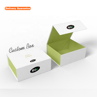 Boîtes en carton portatives faites sur commande de date de carton avec le revêtement UV Boîte en carton rigide de papier de fermeture d'emballage