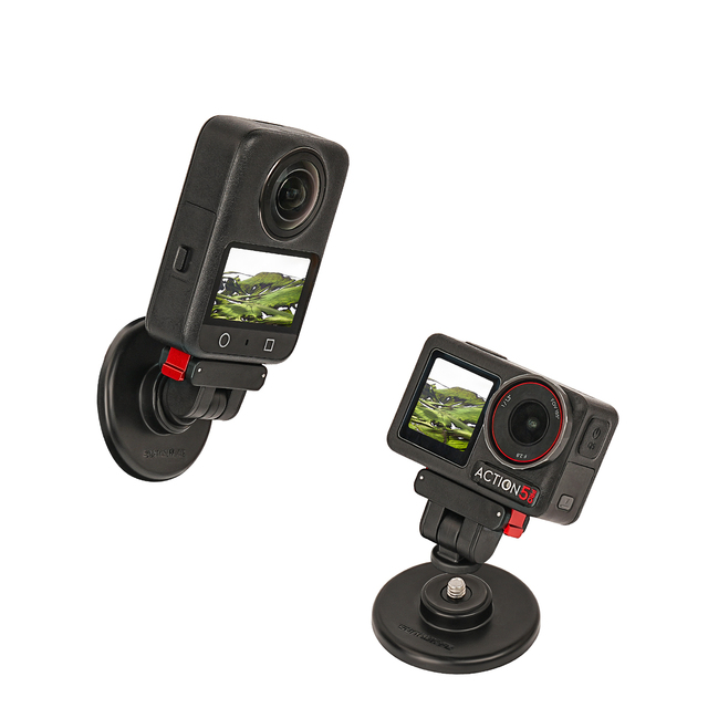 Action 5 Pro Adjustable Magnetic Base Stand Quick Release Adapter Adhesive Mount for DJI Osmo 360 Action 4 3 Camera Accessories