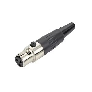 Conector Mini XLR hembra/macho de 3 pines, enchufe de Audio niquelado, adaptador de auriculares, altavoz, conector de micrófono HIFI, Cable de equilibrio XLR - Product Image 5