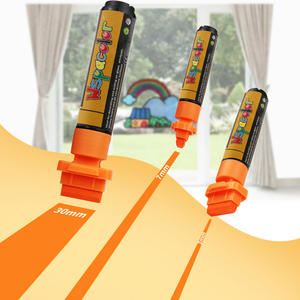 30 मिमी फ्लैट निब ग्रिफिटी मार्कर पानी-आधारित पेंट कला मार्कर अरेबल तरल चाक मार्कर - Product Image 3