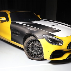 รถอัพเกรด2015 2023คาร์บอนไฟเบอร์สภาพใหม่เหมาะสำหรับรถเบนซ์ AMG GT GTS GTR Pro Style - Product Image 6