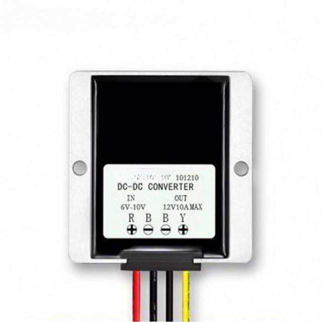 Aluminum Shell Dc-dc Converter 6v-10v To 12v 10a 120w Stepup Power Supply Module Booster