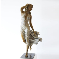 Statues en bronze grandeur nature, sculptures érotiques en bronze pour collection d'art personnelle