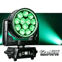 IP65 étanche 12 pièces 40W RGBW LED tête mobile Zoom lavage scène lumière extérieure Pro pour les événements