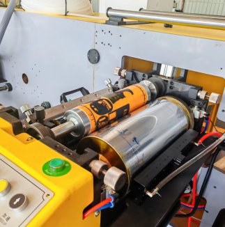 Machine Printing Delivery Order RTIN-450 Model 4 Color Horizontal Flexo Paper Printing Machine with ...