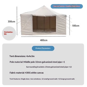 Tente de commandement portable en toile Oxford blanche pliable pour les secours en cas de catastrophe, le <span class=keywords><strong>camping</strong></span> et la médecine de terrain - Product Image 1