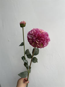 Vente en gros de fleurs <span class=keywords><strong>d</strong></span>écoratives de qualité supérieure pivoine Dahlia à grosse tête en soie artificielle pour la <span class=keywords><strong>d</strong></span>écoration de la maison de mariage - Product Image 6