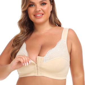<span class=keywords><strong>Soutien</strong></span>-<span class=keywords><strong>gorge</strong></span> de sport ajustable à armatures pour grandes tailles avec trois rangées de boutons, respirant, en dentelle sexy pour femme, en stock - Product Image 4