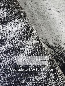 Alfombra para Sala <span class=keywords><strong>de</strong></span> Estar 2025, Nueva, Gris Claro, <span class=keywords><strong>de</strong></span> Lujo, <span class=keywords><strong>de</strong></span> Alta Gama, para Dormitorio, Tejida a Máquina, Lavable, Impermeable, para Mesa <span class=keywords><strong>de</strong></span> Centro - Product Image 4