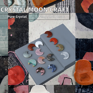 Vente en gros de pierres naturelles : <span class=keywords><strong>Améthyste</strong></span> et Quartz Rose de Lune, objets artisanaux en cristal, cristaux de guérison - Product Image 2
