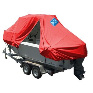 Custom UV Protected Dustproof T-top Boat <strong>Cover</strong> with Durable 300D Fabric Polyester - Product Image 2