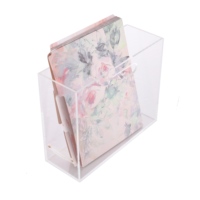 Acrylique Magazine Holder Bureau Organisateur Espace de Travail Trieurs Bookend Clair Trieuse Fichier Titulaire Bureau Accessoires