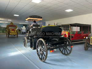 Charrette royale de mariage à prix d'usine, chariot à chevaux personnalisé, charrette de transport spéciale, charrette électrique de tourisme - Product Image 4