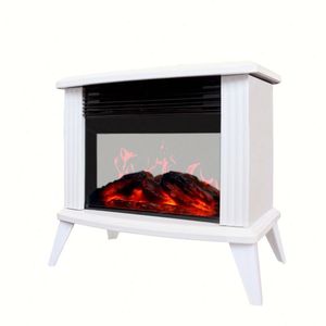 <span class=keywords><strong>Cheminée</strong></span> électrique verticale 3D à flamme réelle 1500W, <span class=keywords><strong>prix</strong></span> usine, sur pied, avec table TV intégrée, en verre blanc, modèle 2025 – Promotion - Product Image 3