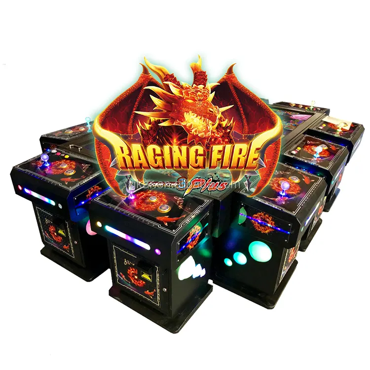 Игровое программное обеспечение 10 игроков, оригинальное игровое программное обеспечение, машина для игры в рыбу, Ocean King 3 Plus, бушующий огонь