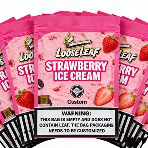 空のカスタム印刷15g 25g 30g 50g 100g 200g喫煙用葉パック各種フレーバー手巻きタバコ包装ジッパー付きポーチ - Product Image 1