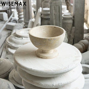 Cuenco decorativo de mármol natural para el hogar, bandeja redonda para servir comida, cuencos de decoración para mesa - Product Image 1