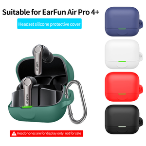 Funda Protectora de Silicona de Alta Calidad a Prueba de Golpes para Auriculares Bluetooth <span class=keywords><strong>EarFun</strong></span> Air Pro 4+ - Product Image 3
