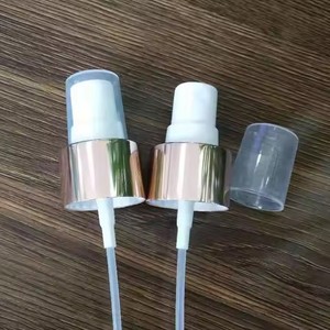 Vente en gros de pulvérisateurs à pompe PP 24/410, brume fine, tête de pulvérisation en aluminium or <span class=keywords><strong>rose</strong></span>, flacon en plastique, couleur personnalisable, soins personnels, non - Product Image 1