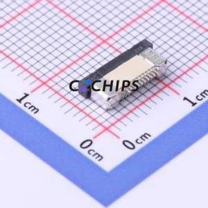 FPC-0.5AS-10PWBH20 FFC/FPC Connector SMD,P=0.5mm Connector Drawer Type Top Contact 10P 0.5mm - Product Image 2