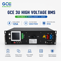 Sistem Manajemen Baterai Lithium Tegangan Tinggi GCE Energy BMS LFP BMS 120v-750 Lifepo4 HV Smart BMU 15s 16s Tegangan Tinggi