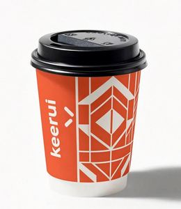 Single <b>Wall</b> Protective Heat <b>Insulation</b> Kraft <b>Paper</b> Disposable Sleeve for Drinks and Coffee Hot Cup Sleeves - Product Image 5