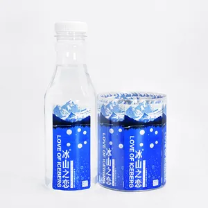 Nach Wasser Flasche Label Schrumpfen Etikett