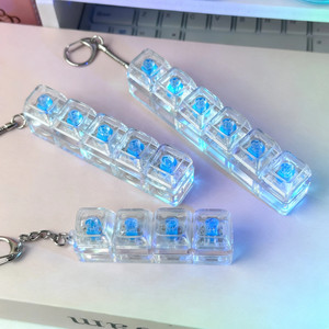 Teclado Mecánico Personalizado con Interruptor de Acrílico LED, Juguete Antiestrés con Clic - Product Image 6