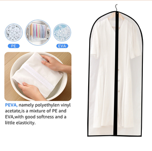 Giá Tốt Nhất Tủ Quần Áo Lưu Trữ Có Thể Giặt Treo Trong Suốt Túi May Mặc Cho Phù Hợp Với Ăn Mặc Ẩm Ướt Bằng Chứng Bụi Bằng Chứng Tổ Chức - Product Image 3