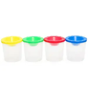Art Painting Tool Plastic Artist Brush Wash Pot No Spill Paint Cup