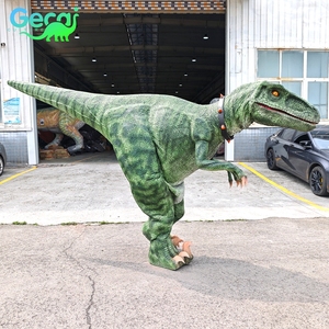 Costume de dinosaure réaliste animatronique robotique marchant, modèle <span class=keywords><strong>Raptor</strong></span> mécanique <span class=keywords><strong>Jurassic</strong></span> <span class=keywords><strong>Park</strong></span>, personnalisable, à vendre - Product Image 1