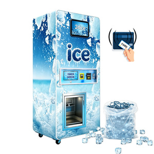 Máquina expendedora de hielo RO comercial con embolsado automático, precio de fábrica YISO, máquina de hielo de autoservicio, estación de reabastecimiento de hielo - Product Image 1