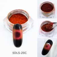 Poudre magnétique caméléon Shengzhu rouge brun 5DLS20B