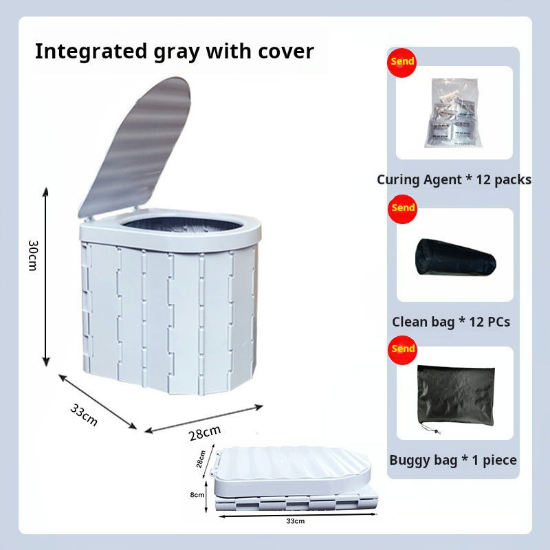 grey with cover send 12 garbage bags + 12 curing agents