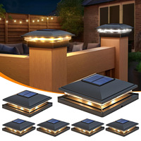 Lámpara Solar LED IP65 de Alta Luminosidad, Luz Blanca Cálida, para Exteriores, con Construcción de Plástico, para Jardines, Cercas, Terrazas o Patios