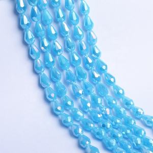 Wholesale Crystal Glass Crystal Tear Drop Water Drop Glass <b>Beads</b> for Handmade Necklace Earring DIY Jewelry Making Supplies - Product Image 6