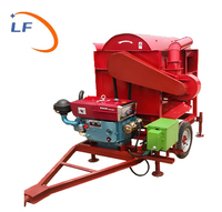 Batteuse à maïs et riz LF Diesel avec refroidisseur d'air, haute productivité, capacité de 500-700 kg/h pour usage agricole
