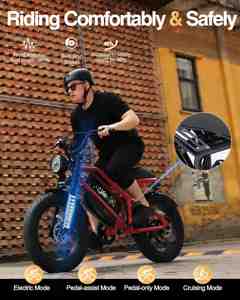 Bicicletta Elettrica da Montagna Qlife Spark con Pneumatici Larghi, Doppia Sospensione e Due Batterie per Fuoristrada - Product Image 6