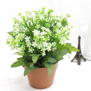 יצרנים למכור גם סחלב פלסטיק צמח מים סירי צמחים מלאכותיים פרחים מלאכותיים עיצוב בית - Product Image 5