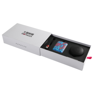 High end electronic product color printing business square drawer gift box